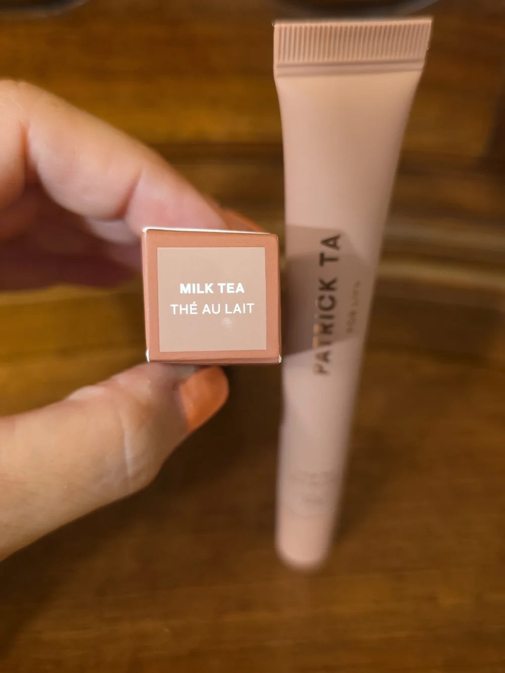 Patrick Ta For Lips Major Moisture Smoothing Lip Balm, Milk Tea, .5oz--NIB